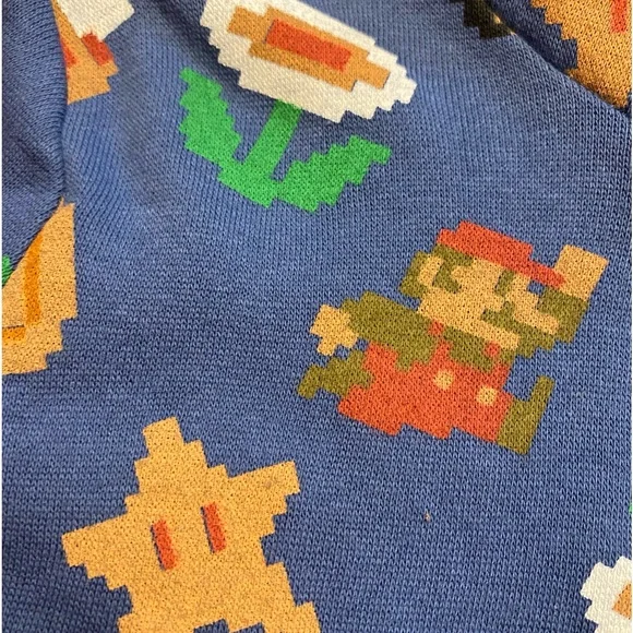 Super Mario Graphic Hoodie Pullover Size 4 - Picture 2 of 7